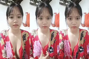 Dokumentasi Gadis Cantik Live Kasur Red